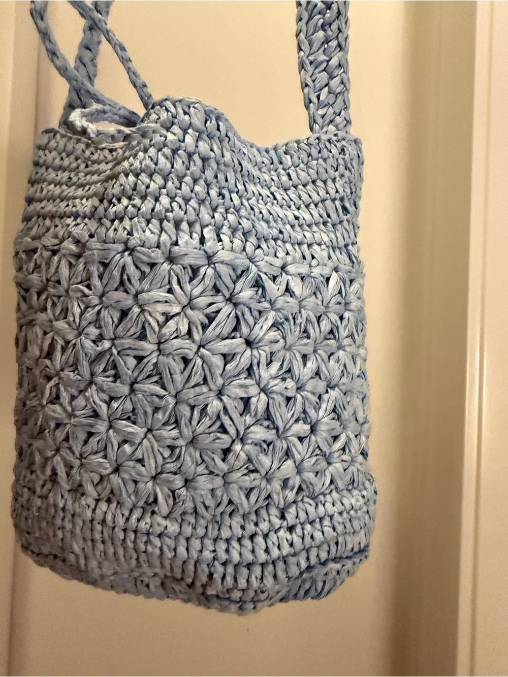 J. Crew blue bucket